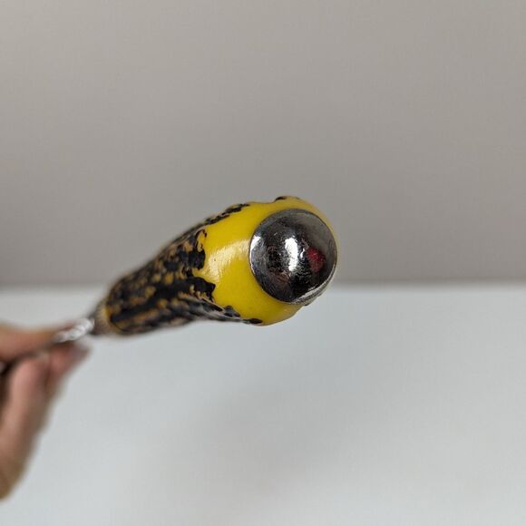 Vintage Sheffield Carving Knife – 13" Faux Antler Handle – Made in England - Picture 4 of 9